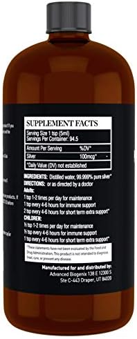 Coloidal de Plata Hidrosol 16 oz Advanced Bionetix, Natural y Recomendado por Farmacéuticos, Promueve un Sistema Inmunológico Saludable. - imagen 8