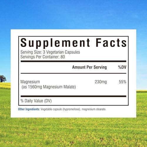 Magnesio Malato Innate Vitality, 230mg Mag Elemental, Chelado Completo, Máxima Absorción y Biodisponibilidad, No GMO, Energía, Recuperación, Soporte - imagen 2