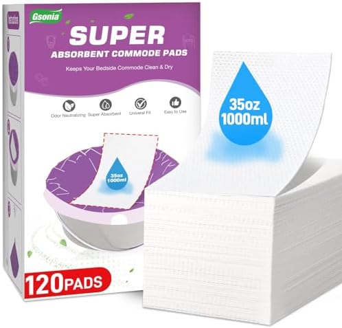 Paquete de 120 Almohadillas Absorbentes Desechables para Comodidades, Gel Super Absorbente, Impermeables y Antiodor para Baño Portátil y Cuidado de - imagen 1