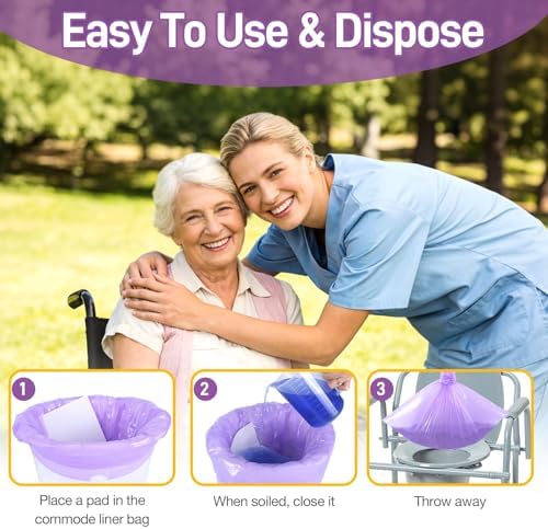 Paquete de 120 Almohadillas Absorbentes Desechables para Comodidades, Gel Super Absorbente, Impermeables y Antiodor para Baño Portátil y Cuidado de - imagen 4
