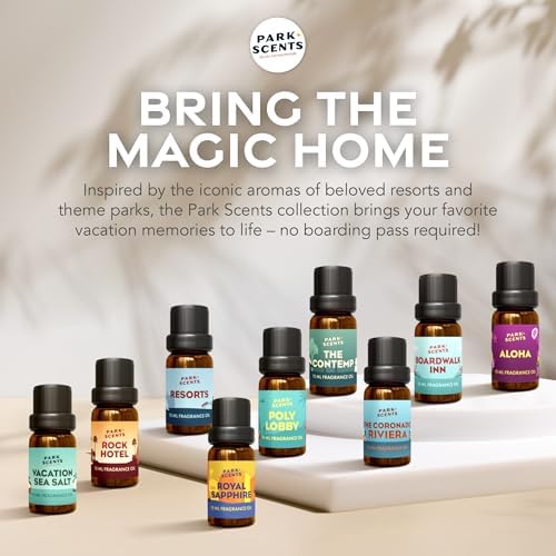 Aceite Esencial de Hotel de Lujo Park Scents Resorts – Fragancia de Parque Temático Floridano – Aromas de Trébol, Aloe, Cítricos y Margarita (10ml) - imagen 7