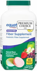 Suplemento de Fibra Diaria Chewable Premium Choice Co Equate – 90 Tabletas, Sin Azúcar, Fibra Prebiótica para la Salud Digestiva, Sabor Frutas - imagen 1