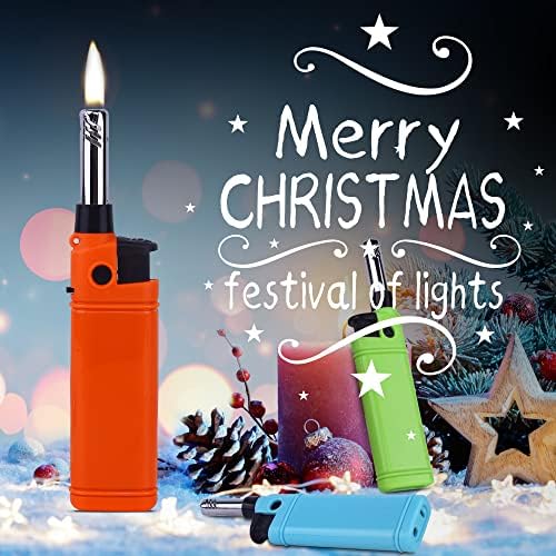 Encendedor de Candelas Navpeak Mini, Encendedores Multipropósito Refilables con Varilla Extendida, 5 Piezas para Cocina, Chimenea, BBQ y Más (Butano - imagen 5
