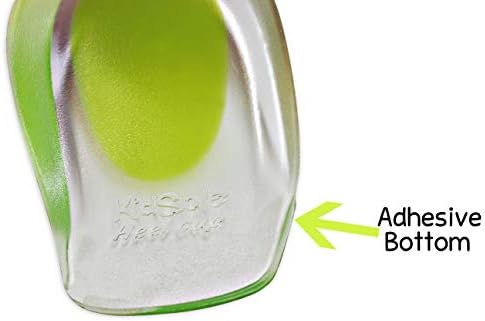 Paquete de 2 - Plantillas de Gel Livianas KidSole para Niños con Talones Sensibles, Espolones, Fascitis Plantar o Dolor de Tobillo (Tamaño 11-2 Verde) - imagen 2