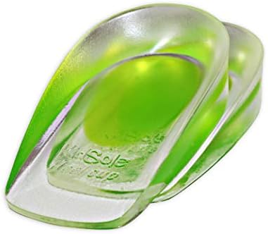 Paquete de 2 - Plantillas de Gel Livianas KidSole para Niños con Talones Sensibles, Espolones, Fascitis Plantar o Dolor de Tobillo (Tamaño 11-2 Verde) - imagen 5