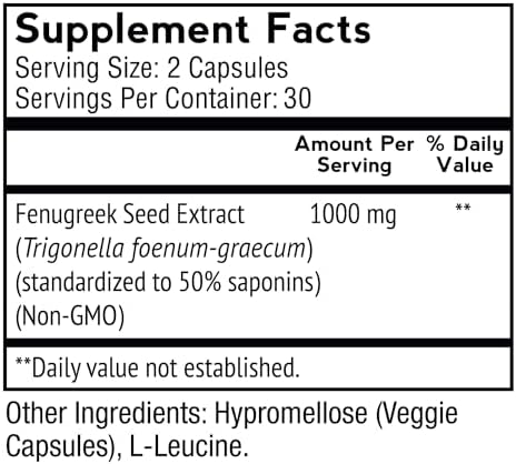 VitaMonk FenuTrax™ Extracto de Fenogreco - Suministro para 1 Mes - Potente Soporte de Testosterona para Hombres - Crecimiento Muscular, Energía y - imagen 2