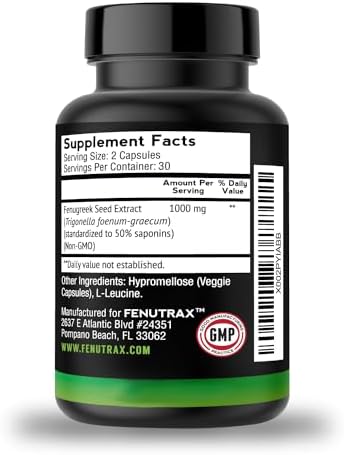 VitaMonk FenuTrax™ Extracto de Fenogreco - Suministro para 1 Mes - Potente Soporte de Testosterona para Hombres - Crecimiento Muscular, Energía y - imagen 8