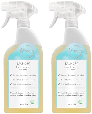 Spray Quitamanchas Enzimático Naturally It's Clean para Ropa 24 oz, Paquete de 2 Botellas - imagen 1