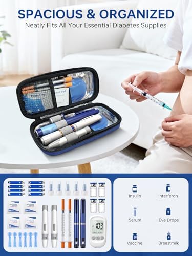 Estuche Portátil para Insulina DIGOAKO: Cooler Aprobado por TSA con Display de Temperatura, Ideal para Viajes y Uso Diario, Incluye 2 Paquetes de - imagen 2