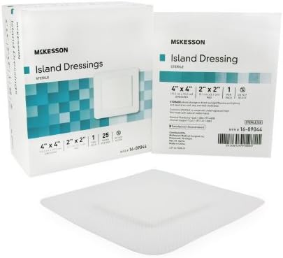 Pañuelo Adhesivo Estéril Mckesson Performance Island 2X2 y 4X4 - Caja de 25 unidades - imagen 1