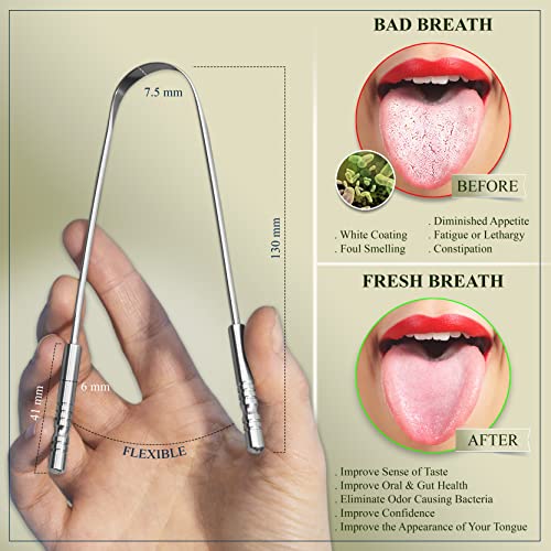 Kit de Herramientas Dentales para Limpieza de Dientes (6 Piezas) – Set de Cuidado Oral de Acero Inoxidable con Removedor de Placa, Escalador, Espejo - imagen 4