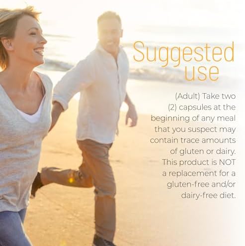 Nature's Secret Digestivo Sin Gluten y Lácteos - 50 Cápsulas - Ayuda a Descomponer Proteína de Trigo y Lactosa - 25 Porciones - imagen 4
