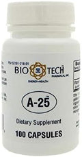 MSNOR Bio-Tech Pharmacal A-25 Vitamina A 25,000 UI - 100 Cápsulas - imagen 1