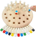 Actividades para Personas Mayores con Demencia – Ajedrez de Madera para Memoria, Juguetes y Juegos para Alzheimer, Alternativa a Manta de Fidget, - imagen 1