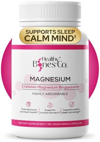 Cápsulas de Bisglicinato de Magnesio Quelado 300mg - Suplemento Vegetariano para Recuperación Muscular, Sueño y Soporte Óseo y Cardiaco - 1 Mes de - imagen 1