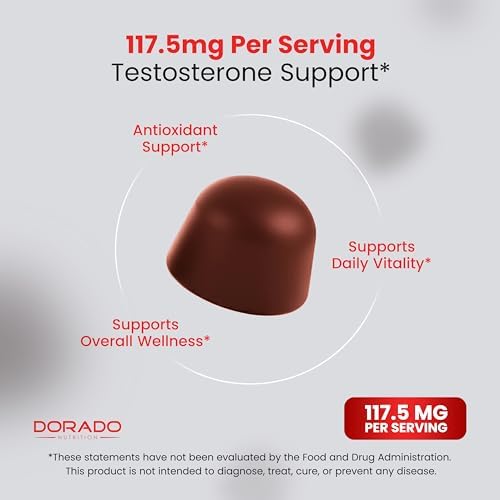 Gomitas de Testosterona para Hombres (60 piezas) - Suplemento Premium para Aumentar Testosterona, Apoya Fuerza, Resistencia y Rendimiento - Vegano, - imagen 4