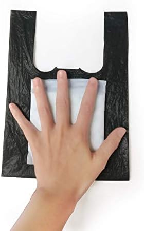Bolsas de Desecho para Toallas Sanitarias 400 piezas con Asas para Productos Femeninos - Bolsa de Almacenamiento (Negro) - imagen 2