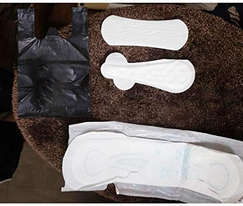 Bolsas de Desecho para Toallas Sanitarias 400 piezas con Asas para Productos Femeninos - Bolsa de Almacenamiento (Negro) - imagen 3