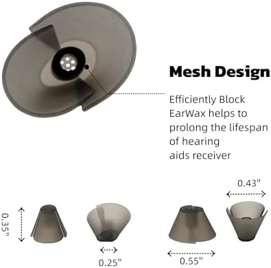 Domos para Audífonos Resound Jabra con Filtro de Cera, Tulipán, Ajuste Universal, Accesorios para Audífonos, 20 Piezas - imagen 2