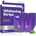 Tiras Blanqueadoras de Dientes Moradas, 28 Tiras Suaves y Amigables con el Esmalte, Reducen Manchas de Café y Té, Ideal para Dientes Sensibles - imagen 1