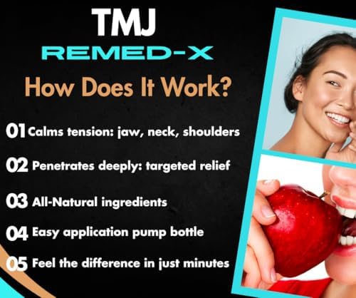Suero Dr. A's TMJ Remed-X para Alivio de Mandíbula | Tratamiento Natural y Orgánico para TMJ | Aceites Esenciales que Alivian el Bruxismo y la - imagen 2