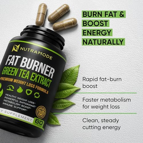 Píldoras para Quemar Grasa de Té Verde - Suplemento Dietético para Hombres y Mujeres - Acelerador del Metabolismo y Supresor del Apetito - 60 Cápsulas - imagen 3