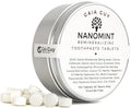 NanoMint | Tabletas de Pasta Dental Remineralizantes | Hidroxiapatita Nano Sin Flúor | 124 Tabletas | Ecológicas y Viaje | Refresca el Aliento y - imagen 1