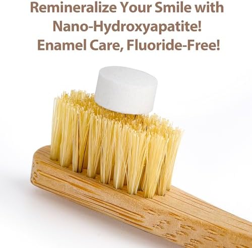 NanoMint | Tabletas de Pasta Dental Remineralizantes | Hidroxiapatita Nano Sin Flúor | 124 Tabletas | Ecológicas y Viaje | Refresca el Aliento y - imagen 5