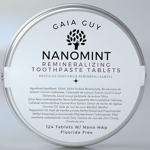NanoMint | Tabletas de Pasta Dental Remineralizantes | Hidroxiapatita Nano Sin Flúor | 124 Tabletas | Ecológicas y Viaje | Refresca el Aliento y - imagen 7