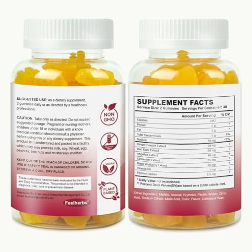 Gomitas Womb para Mujeres, Limpieza de Ovarios y Útero, Balance Femenino de Piña, Soporte Vegano para Fertilidad, 60 piezas - imagen 7