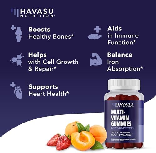 Gomitas Multivitamínicas para Adultos - Suplemento Diario con Vitamina C, D y Zinc para Hombres y Mujeres - 60 Unidades - Sabor Frutos Rojos - imagen 5