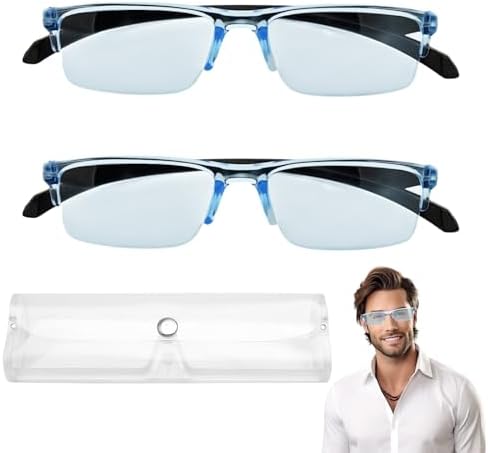 Gafas KURTOPLLY 2 Pcs con Enfoque Automático, Lentes Inteligentes Ajustables Anti-Luz Azul para Presbicia, Cambian de Color, Para Hombres y Mujeres - imagen 1