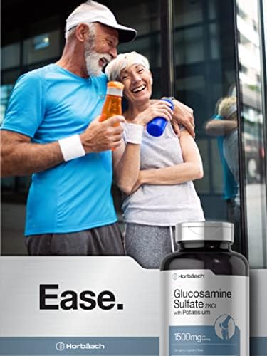 Horbäach Glucosamina Sulfato 1500mg | 240 Tabletas | 2KCI con Potasio | Suplemento No OGM y Libre de Gluten - imagen 6