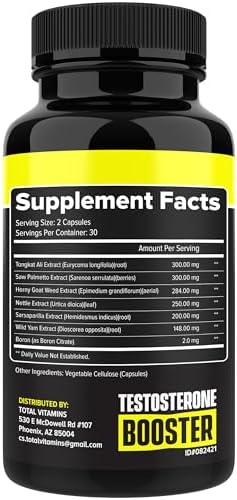 Suplemento de Testosterona para Hombres - Pastillas Alpha para Aumentar Testosterona, Crecimiento Muscular, Energía y Resistencia - imagen 8