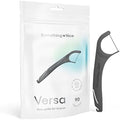 SOMETHING NICE Versa Palillos de Hilo para Frenos - Palillos de Hilo con Sabor a Menta, Gancho de Banda de Goma y Raspador de Lengua, 90 Piezas con - imagen 1