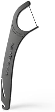 SOMETHING NICE Versa Palillos de Hilo para Frenos - Palillos de Hilo con Sabor a Menta, Gancho de Banda de Goma y Raspador de Lengua, 90 Piezas con - imagen 5