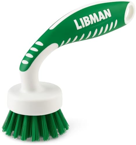Cepillo Curvo de Cocina Libman, Set de 3 Cepillos de Limpieza Ergonómicos para Fregar Platos - imagen 2