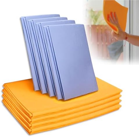 Paquete de 8 paños de limpieza ultra absorbentes Wshxjzyay, toallas multiusos no tejidas para hogar, cocina, baño, auto y manchas de mascotas - imagen 1