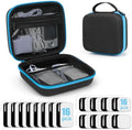 Electrodos para Unidad TENS con Estuche, 32 PZS de 2 y 2x4 Repuestos Autoadhesivos para Electroterapia, Compatibles con AUVON TENS, TENS 7000, - imagen 1