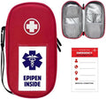 Funda Aislante para EpiPen, Bolsa Médica de Emergencia con Mosquetón para 2 EpiPens, Inhalador, Auvi-Q, Antihistamínicos, Medicamentos para Alergias, - imagen 1