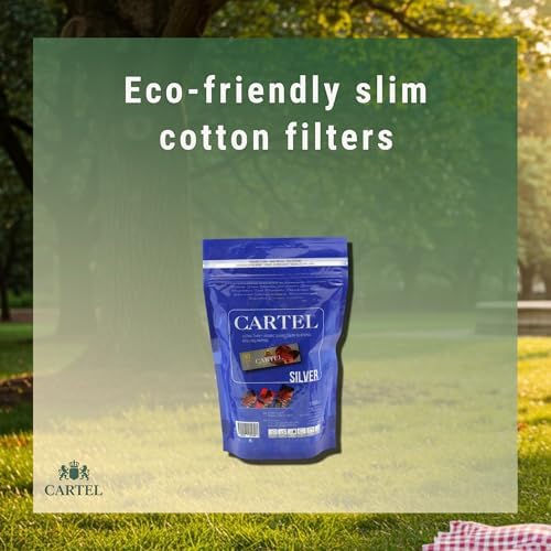 Cartel Filtros de Algodón Slim 6mm x 22mm – Más de 1000 Filtros a Base de Plantas con Bolsa Reutilizable – Incluye Papel para Enrollar 70x36mm – - imagen 3