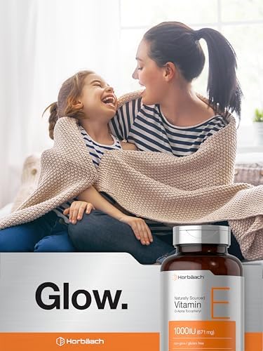 Horbäach Vitamina E 1000 iu Softgels | 671 mg | 60 Cápsulas | Fórmula Natural Sin OGM y Libre de Gluten | D-Alfa Tocoferol - imagen 7