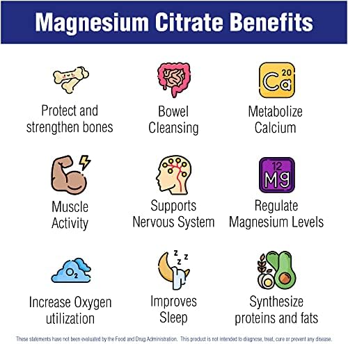 Citrato de Magnesio 500mg 60 Cápsulas de Natural Systems - Suplemento Natural para Calmar Músculos y Aliviar el Estrés - Ideal para el Estreñimiento - imagen 5