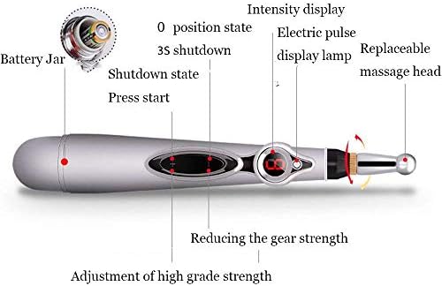 Pluma de Acupuntura Electrónica 3 en 1 para Alivio del Dolor, Terapia de Meridianos, Máquina de Acupuntura Eléctrica - imagen 3
