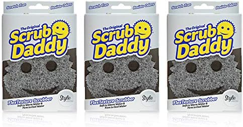 Esponja Scrub Daddy - Colección Estilo - Limpiador Sin Rayones para Platos y Hogar, Resistente a Olores, Suave en Agua Caliente, Firme en Fría, - imagen 1
