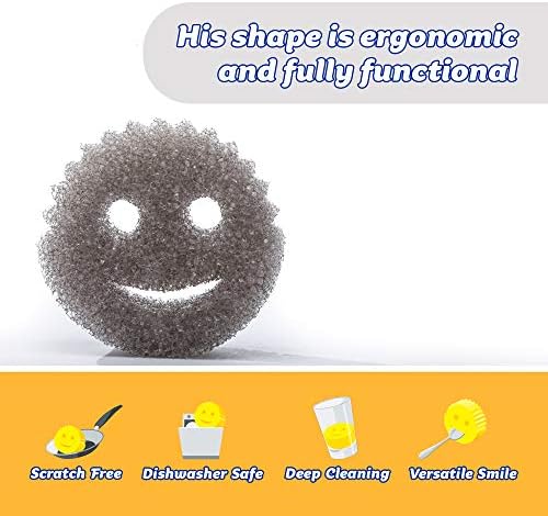 Esponja Scrub Daddy - Colección Estilo - Limpiador Sin Rayones para Platos y Hogar, Resistente a Olores, Suave en Agua Caliente, Firme en Fría, - imagen 3