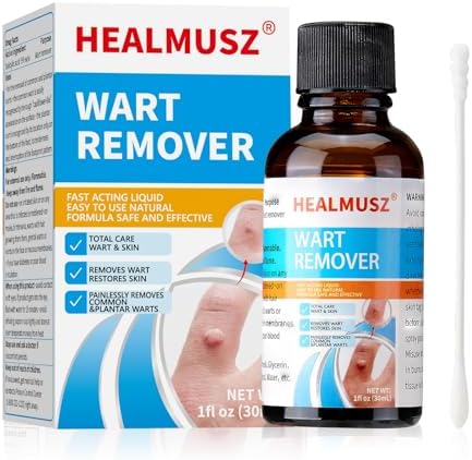 HEALMUSZ Líquido Removedor de Verrugas Plantares y Callos con 5% de Ácido Salicílico, Eliminación Rápida de Verrugas Genitales en Pies, Ideal para - imagen 1