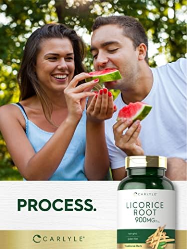 Suplemento de Extracto de Raíz de Regaliz Carlyle | 900mg | 300 Cápsulas | Sin OGM y Libre de Gluten - imagen 6