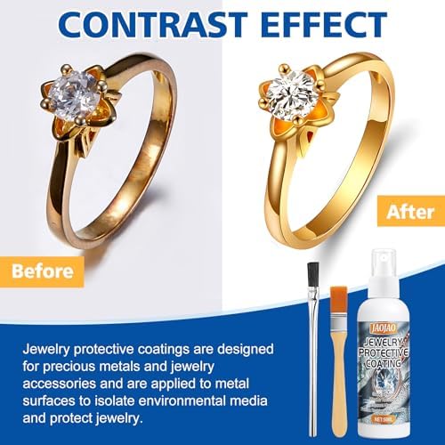 Recubrimiento Protector JAOJAO para Joyería, Sellador Transparente de Secado Rápido, 50ML, Protege Metales y Piedras de Desgaste - imagen 4