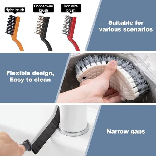 Juego de 15 Piezas de Cepillos para Limpiar Ranuras de Ventanas, Herramientas para Limpiar Grietas y Espacios, Ideal para Puertas, Teclados y - imagen 5